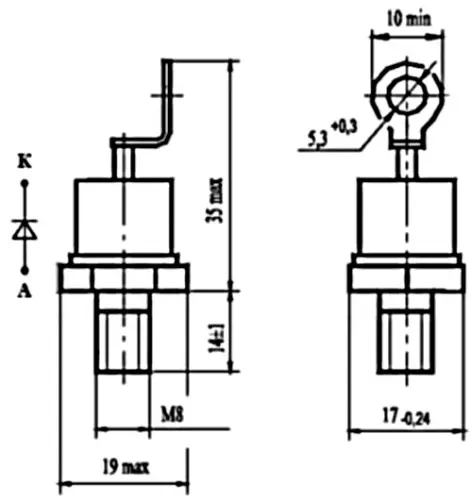 2Д132-80Х-05-В2 диод фото 2