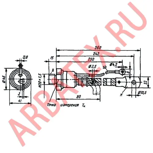 Т15-160-11 тиристор фото 3 Т15-160-11 тиристор фото 3