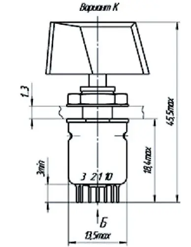 ПР2-5П2НВР переключатель фото 3