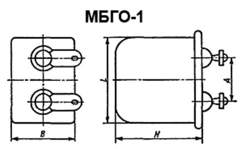 МБГО-1 500в 1 мкф фото 3