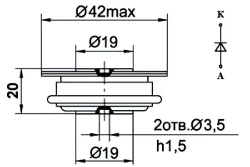 ДЛ123-320-13 диод фото 2 ДЛ123-320-13 диод фото 2