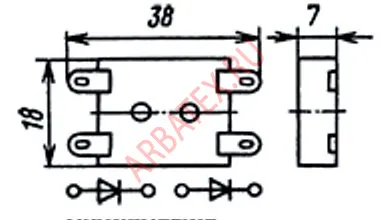 КД205А диод выпрямительный (сборка) фото 2 КД205А диод выпрямительный (сборка) фото 2