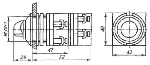 ПЕ-072 переключатель (исп.2) фото 3