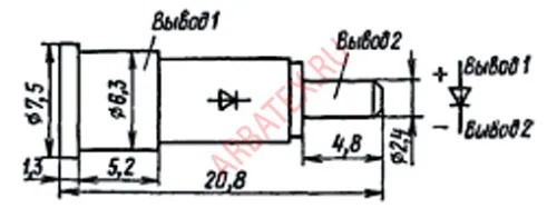 Д605 диод фото 2 Д605 диод фото 2