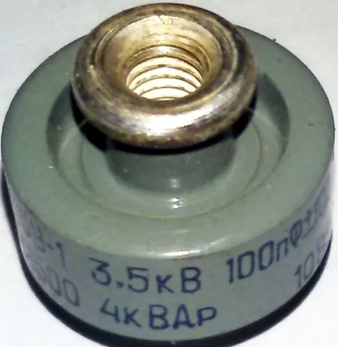 К15У-1 3,5кВ 100 пф 4квар фото 2 К15У-1 3,5кВ 100 пф 4квар фото 2