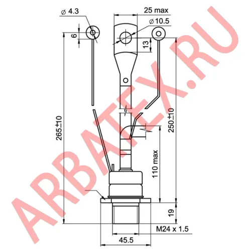 ТБ371-250-9 тиристор фото 3 ТБ371-250-9 тиристор фото 3