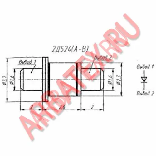 2Д524А диод фото 3