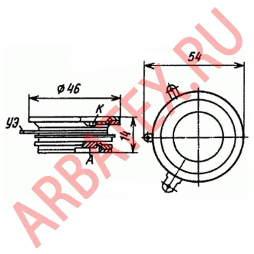 2У222А тиристор фото 3 2У222А тиристор фото 3