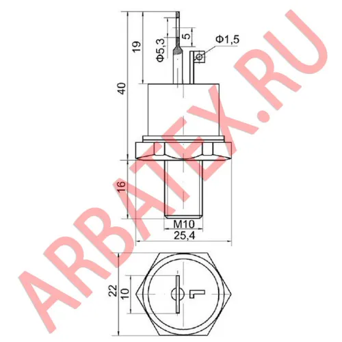 ТС242-80-12 тиристор фото 3