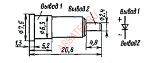 Д603 диод фото 2