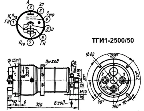 ТГИ1-2500/50 тиратрон импульсный модуляторный фото 3 ТГИ1-2500/50 тиратрон импульсный модуляторный фото 3